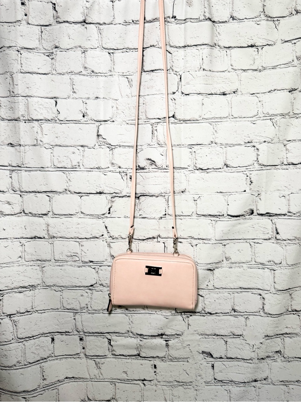 Women's Crossbody Wallet - Blush Pink